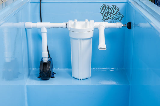 Ice Bath Pump + Filter Setup
